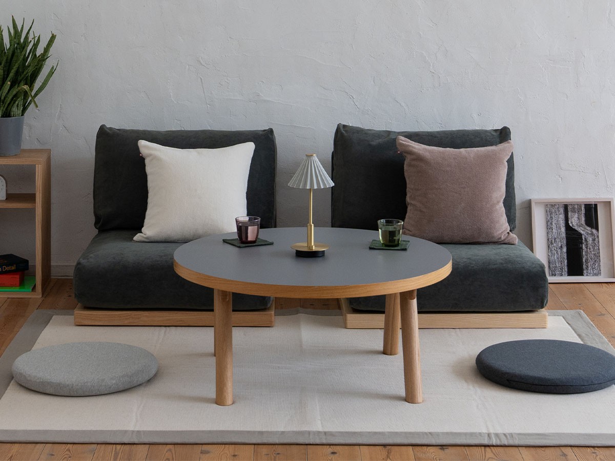 ENEN KUUM Living Table / エネン クーム 円形リビングテーブル 木脚 （テーブル > ローテーブル・リビングテーブル・座卓） 4