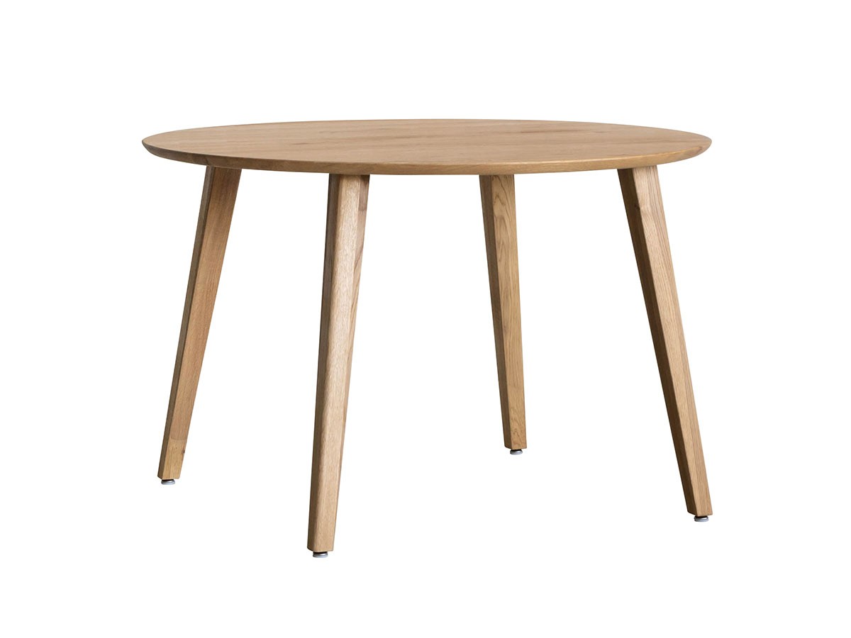 Easy Life MEATH DINING TABLE / イージーライフ ミース ダイニングテーブル
ラウンド天板（直径120cm）+ No.1脚（木角脚） （テーブル > ダイニングテーブル） 1