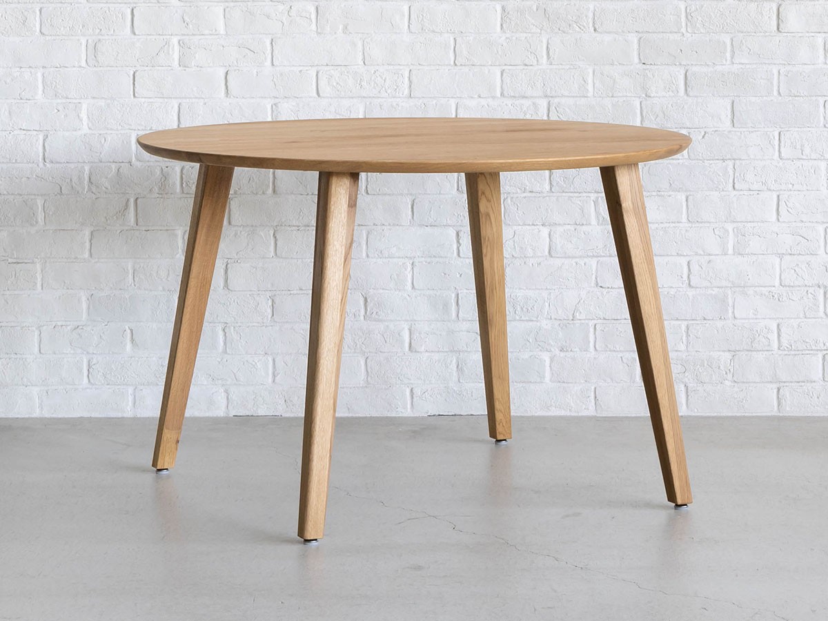 Easy Life MEATH DINING TABLE / イージーライフ ミース ダイニングテーブル
ラウンド天板（直径120cm）+ No.1脚（木角脚） （テーブル > ダイニングテーブル） 14