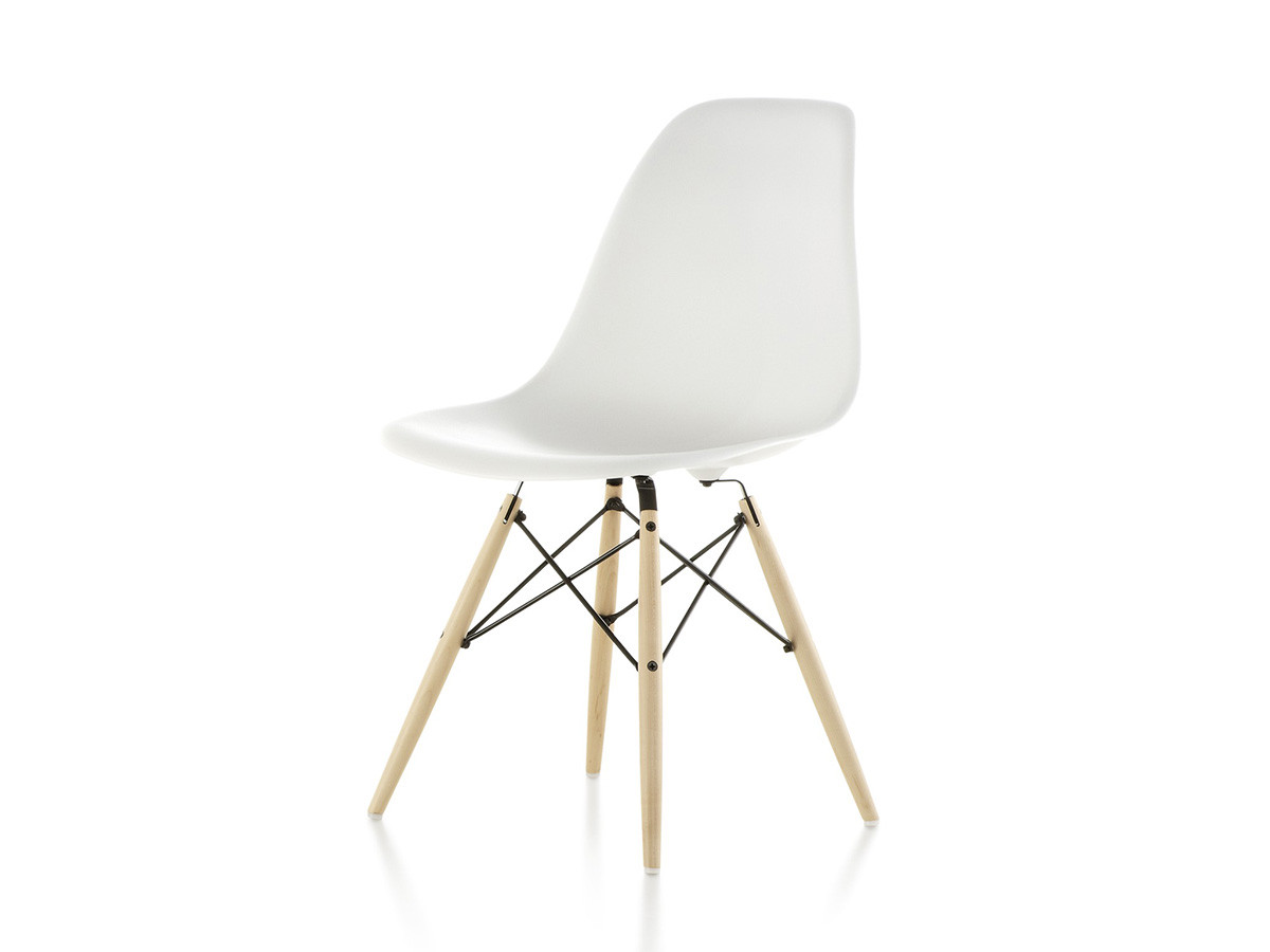 Herman Miller Eames Molded Plastic Side Shell Chair / ハーマンミラー イームズ  プラスチックサイドシェルチェア, ダウェルベース メープル脚, DSW. BK UL / DSW. 91 UL / DSW. 47 UL