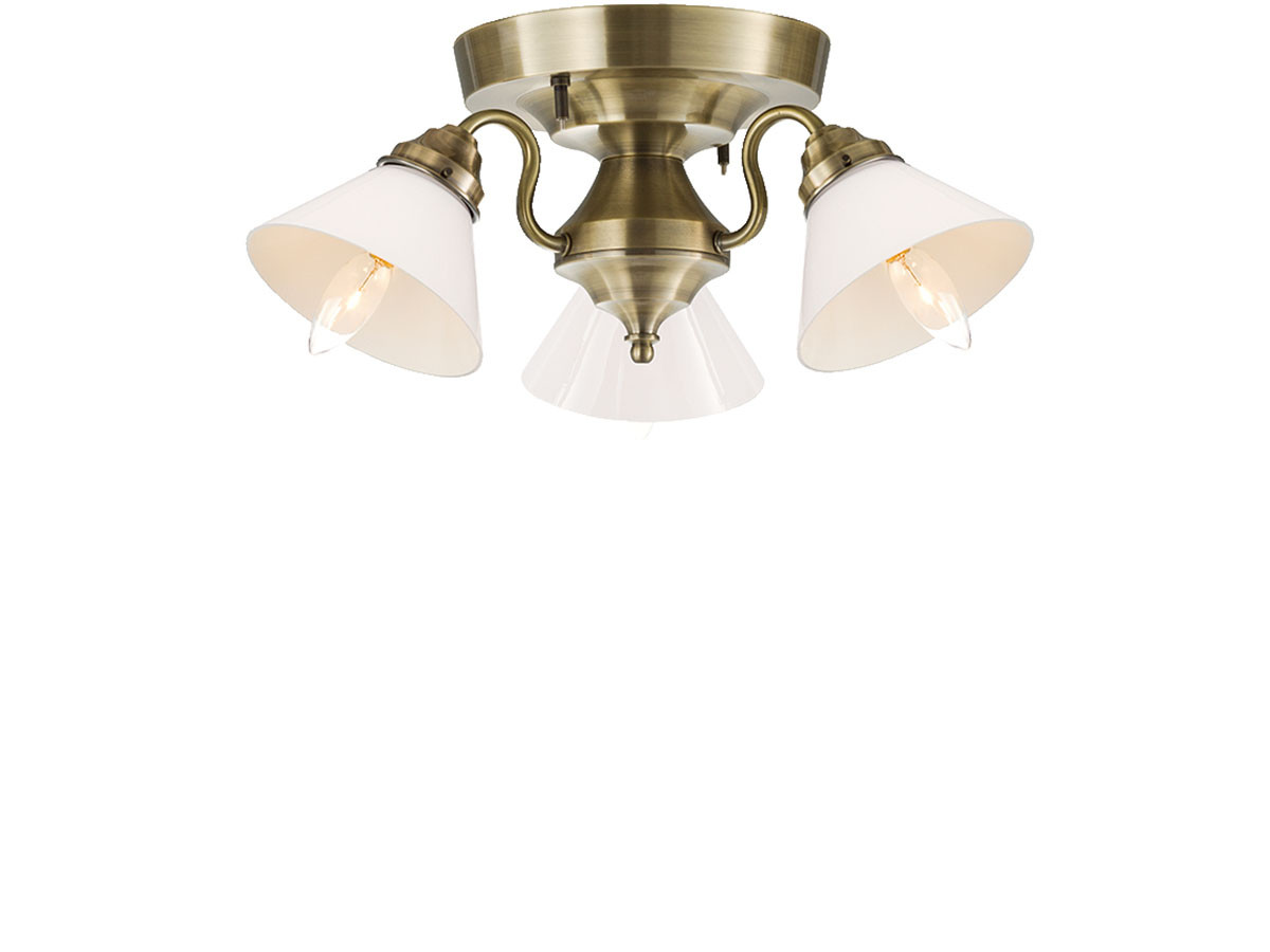 CUSTOM SERIES
3 Ceiling Lamp × Trans Mini / カスタムシリーズ
3灯シーリングランプ × トランス（ミニ） （ライト・照明 > シーリングライト） 11