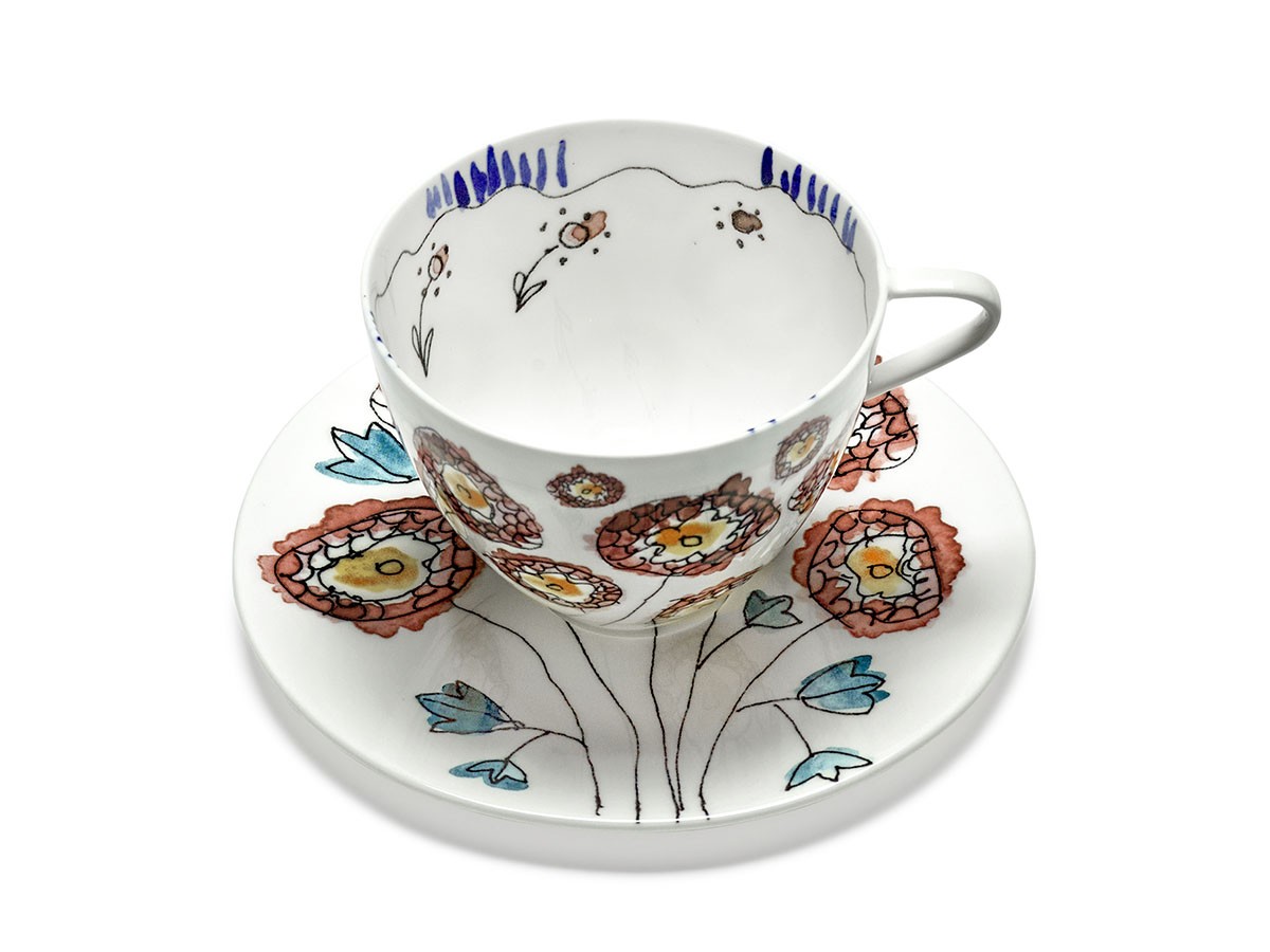 MIDNIGHT FLOWERS by MARNI
Cappuchino Cup with Saucer Anemone Milk / ミッドナイトフラワーズ バイ マルニ
カプチーノカップ / ソーサー 200ml アネモネミルク （食器・テーブルウェア > コーヒーカップ・ティーカップ） 3