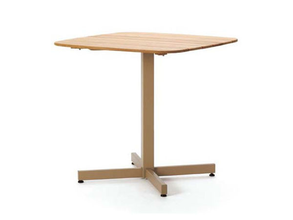 emu SHINE SQUARE TABLE / エミュー シャイン スクエアテーブル（トープ） （テーブル > カフェテーブル） 1