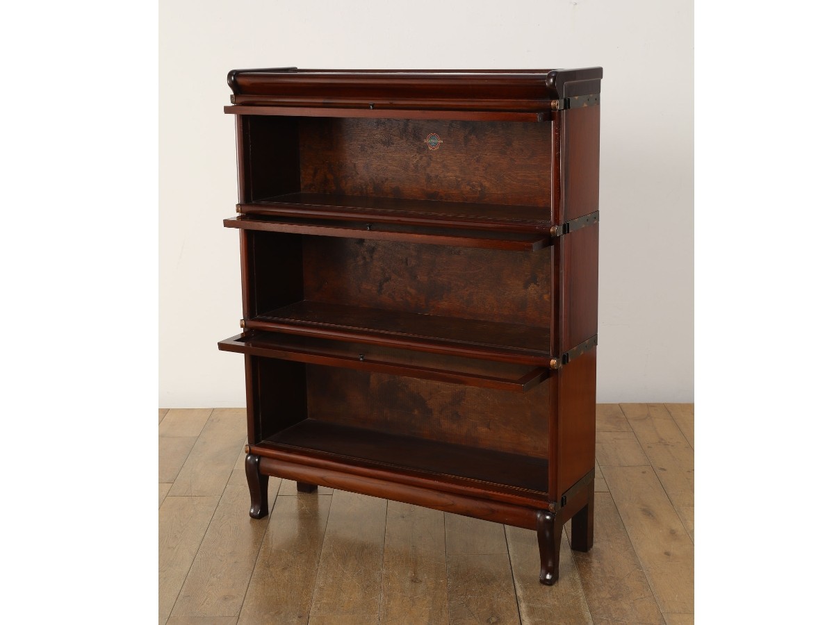 Lloyd's Antiques Real Antique 
Globe Wernicke Stacking Bookcase / ロイズ・アンティークス 英国アンティーク家具
グローブ ヴォニック スタッキングブックケース QN009092 （収納家具 > キャビネット） 6