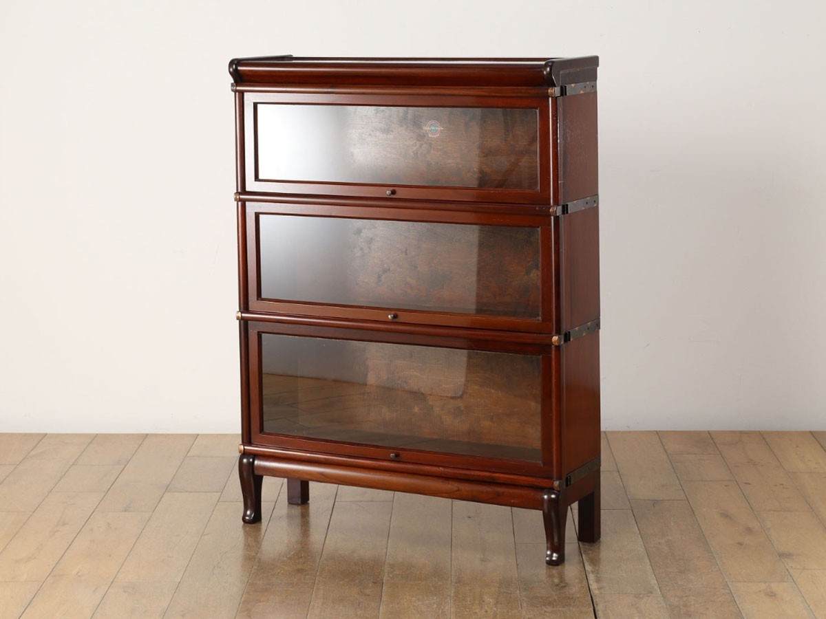 Lloyd's Antiques Real Antique 
Globe Wernicke Stacking Bookcase / ロイズ・アンティークス 英国アンティーク家具
グローブ ヴォニック スタッキングブックケース QN009092 （収納家具 > キャビネット） 2