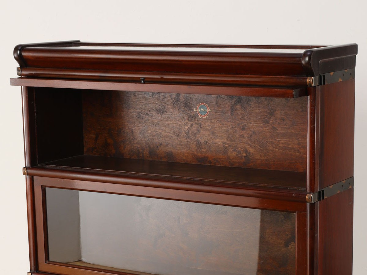 Lloyd's Antiques Real Antique 
Globe Wernicke Stacking Bookcase / ロイズ・アンティークス 英国アンティーク家具
グローブ ヴォニック スタッキングブックケース QN009092 （収納家具 > キャビネット） 17