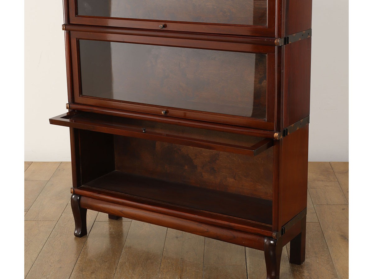Lloyd's Antiques Real Antique 
Globe Wernicke Stacking Bookcase / ロイズ・アンティークス 英国アンティーク家具
グローブ ヴォニック スタッキングブックケース QN009092 （収納家具 > キャビネット） 9