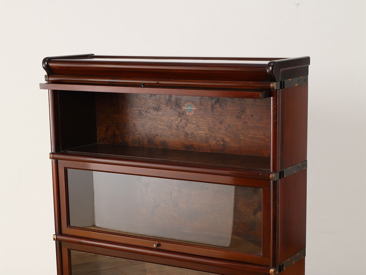 Lloyd's Antiques Real Antique 
Globe Wernicke Stacking Bookcase / ロイズ・アンティークス 英国アンティーク家具
グローブ ヴォニック スタッキングブックケース QN009092 （収納家具 > キャビネット） 7