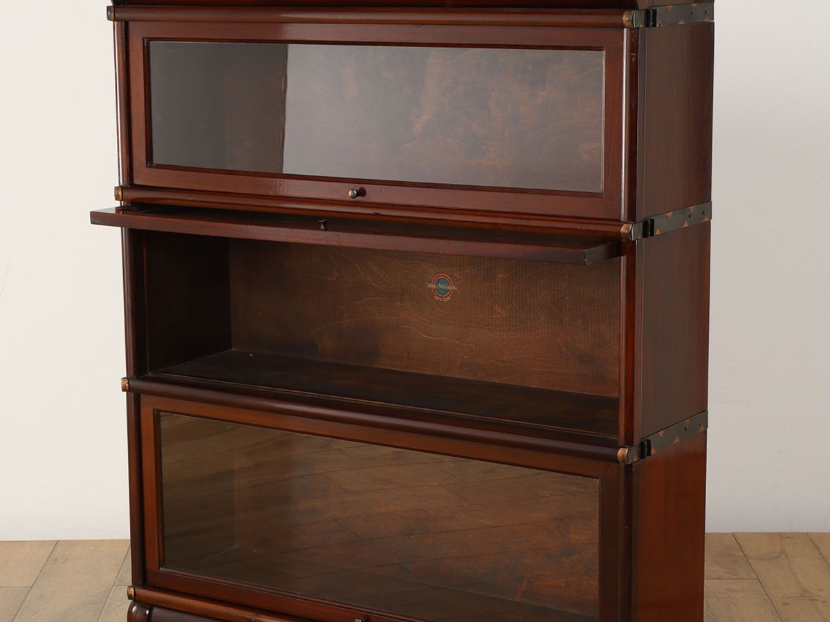 Lloyd's Antiques Real Antique 
Globe Wernicke Stacking Bookcase / ロイズ・アンティークス 英国アンティーク家具
グローブ ヴォニック スタッキングブックケース QN009092 （収納家具 > キャビネット） 24