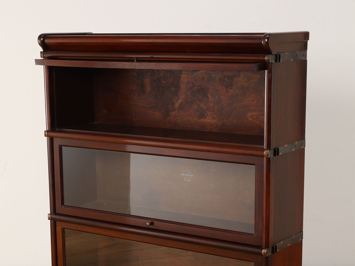 Lloyd's Antiques Real Antique 
Globe Wernicke Stacking Bookcase / ロイズ・アンティークス 英国アンティーク家具
グローブ ヴォニック スタッキングブックケース QN009092 （収納家具 > キャビネット） 23
