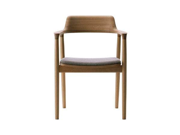 HIROSHIMA Arm Chair / ヒロシマ アームチェア 張座（オーク） （チェア・椅子 > ダイニングチェア） 2