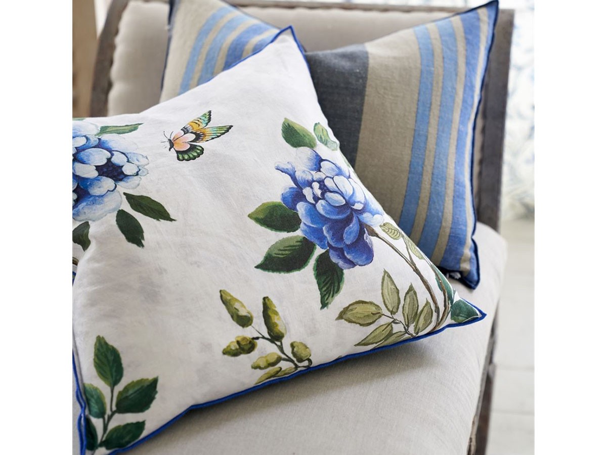 DESIGNERS GUILD Porcelaine de Chine Cushion / デザイナーズ