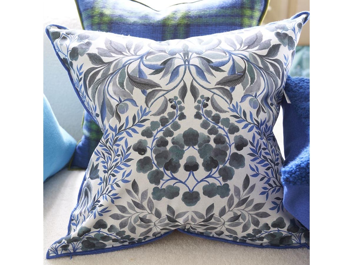 DESIGNERS GUILD Ikebana Damask Cushion / デザイナーズギルド イケバナ ダマスク クッション 50 × 50cm （クッション > クッション・クッションカバー） 3