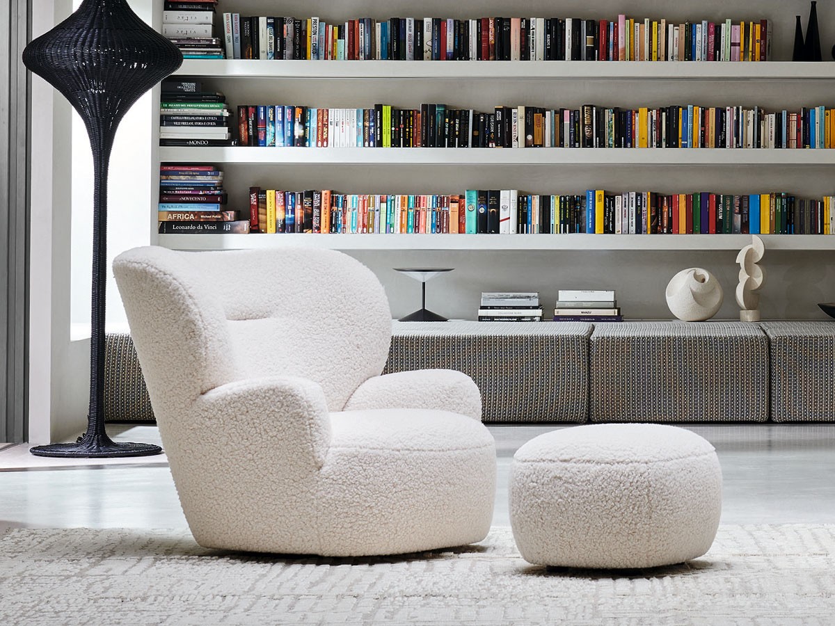 GERVASONI Loll 09 G Armchair / ジェルバゾーニ ロル 09 G アームチェア（ベア ポーラー） （チェア・椅子 > ラウンジチェア） 6