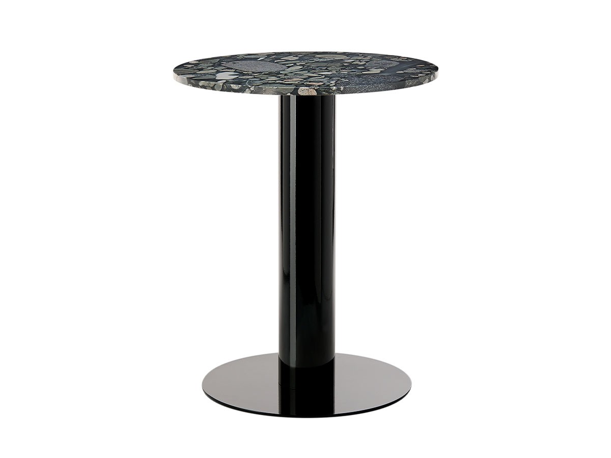 Tom Dixon. Tube Base + Pebble Marble Top Round 600 / トム・ディクソン チューブ ベース + ペブルマーブルトップ ラウンド 600 （テーブル > カフェテーブル） 2