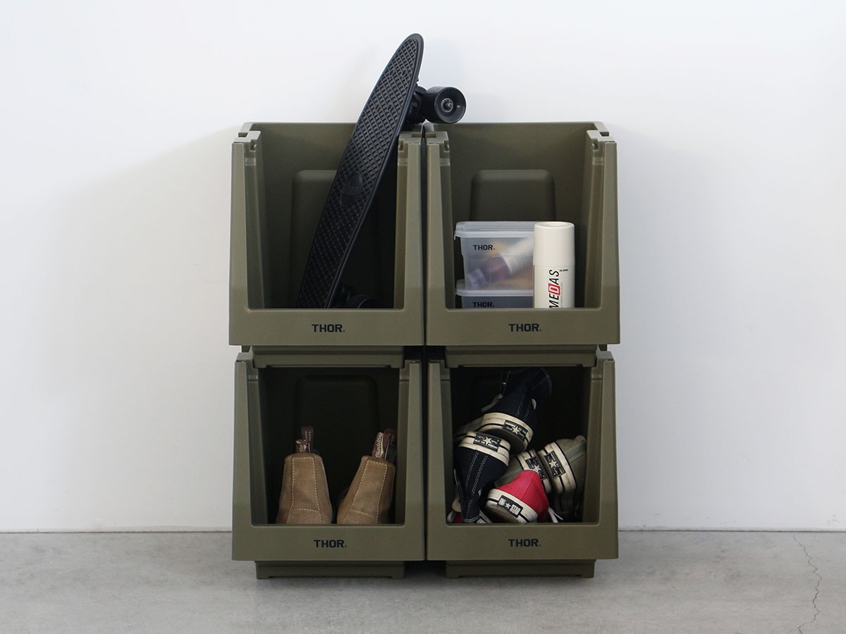 THOR STACKING SHELF CONTAINER SET / ソー スタッキング シェルフ コンテナセット 20L （収納家具 > ラック・シェルフ） 9