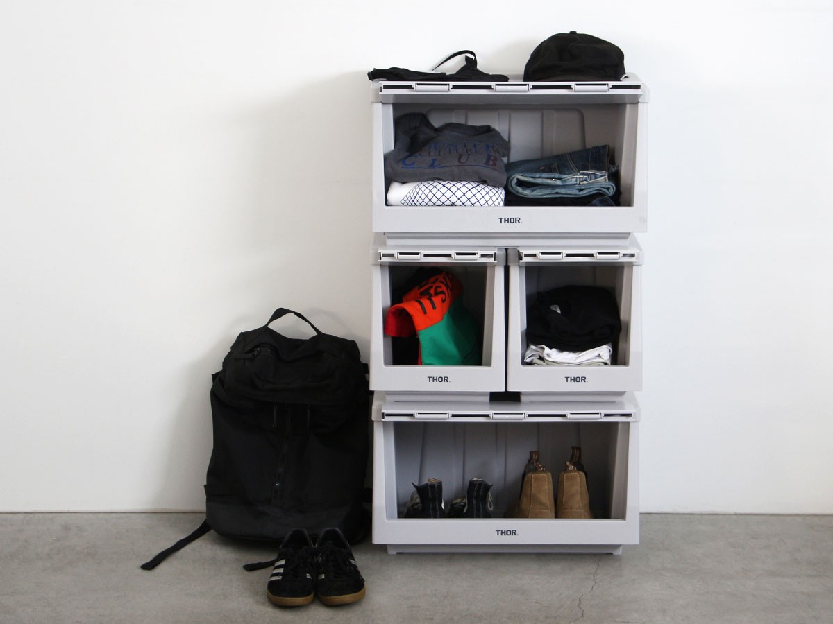 THOR STACKING SHELF CONTAINER SET / ソー スタッキング シェルフ コンテナセット 50L （収納家具 > ラック・シェルフ） 37