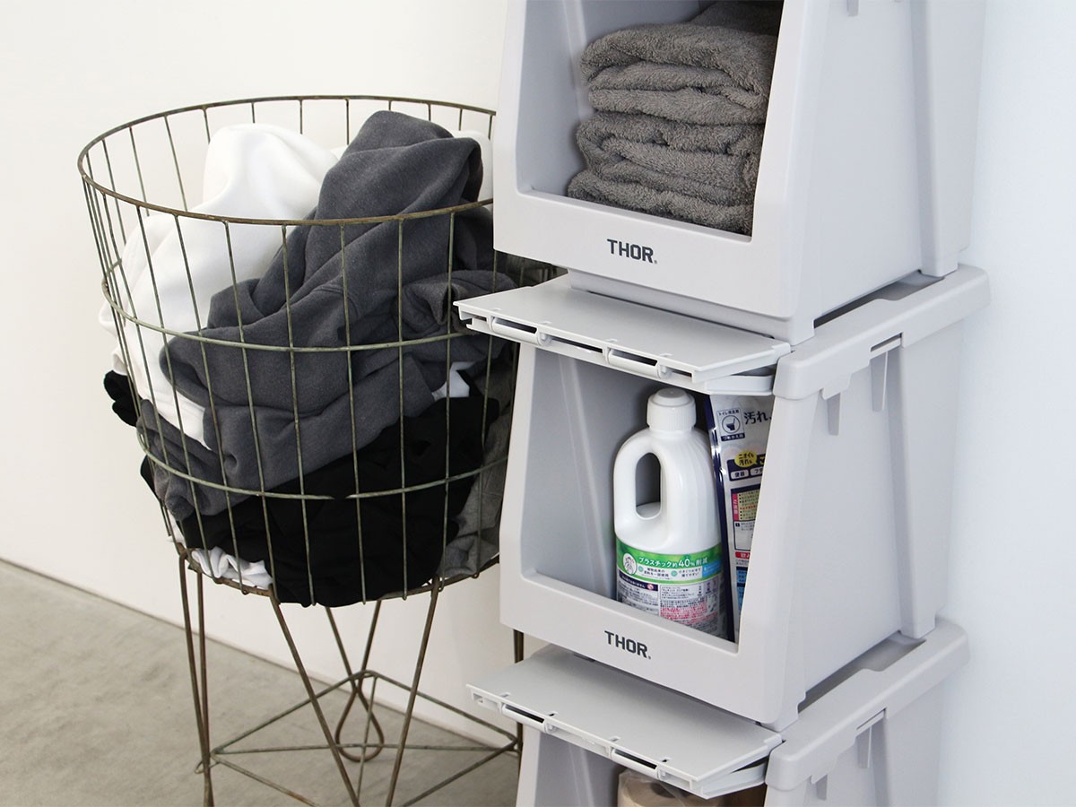 THOR STACKING SHELF CONTAINER SET / ソー スタッキング シェルフ コンテナセット 20L （収納家具 > ラック・シェルフ） 33