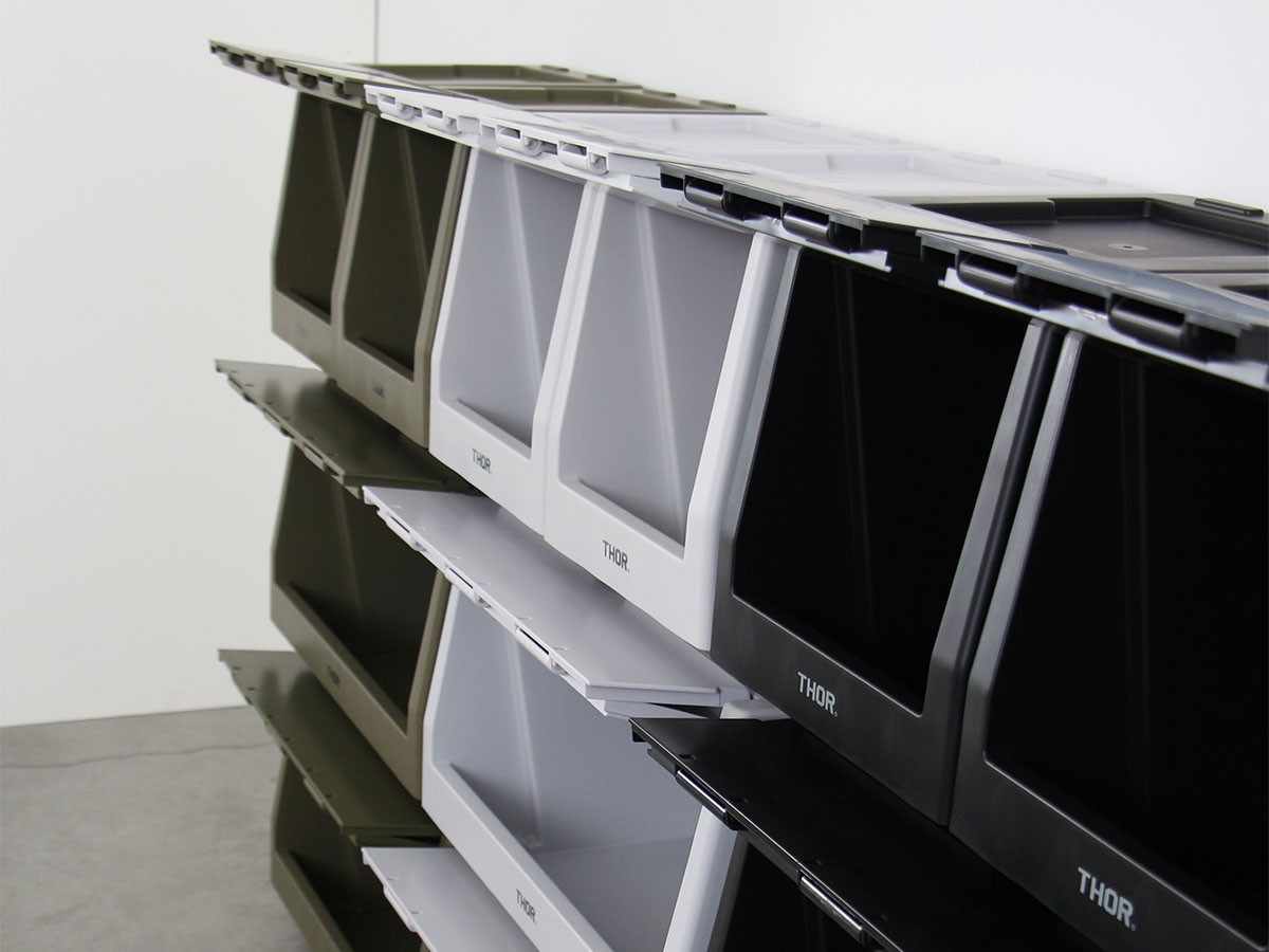 THOR STACKING SHELF CONTAINER SET / ソー スタッキング シェルフ コンテナセット 20L （収納家具 > ラック・シェルフ） 66