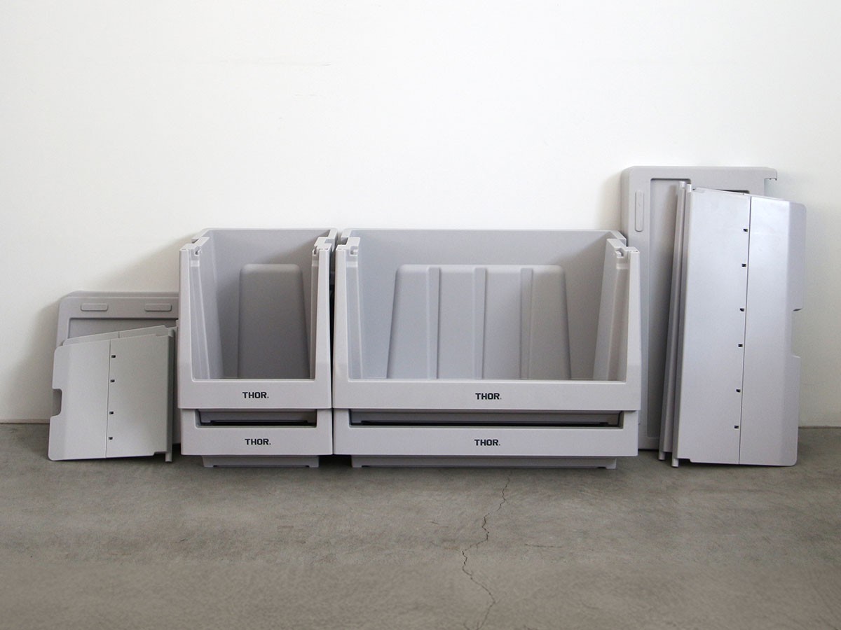 THOR STACKING SHELF CONTAINER SET / ソー スタッキング シェルフ コンテナセット 50L （収納家具 > ラック・シェルフ） 56