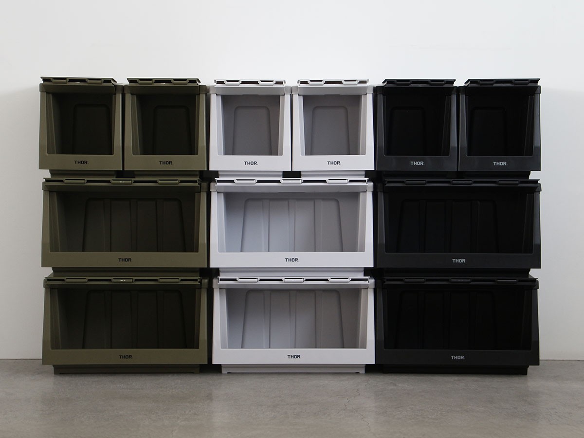 THOR STACKING SHELF CONTAINER SET / ソー スタッキング シェルフ コンテナセット 50L （収納家具 > ラック・シェルフ） 50