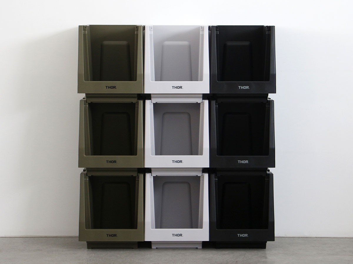 THOR STACKING SHELF CONTAINER SET / ソー スタッキング シェルフ コンテナセット 50L （収納家具 > ラック・シェルフ） 48