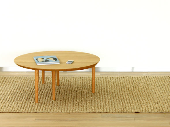 TAKANO MOKKOU BALLOON LIVING TABLE / 高野木工 バルーン リビングテーブル 90-2枚（ホワイトオーク） （テーブル > ローテーブル・リビングテーブル・座卓） 6
