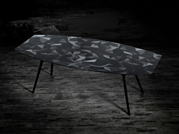 イタリア　オブジェ　作家物　Elli Malevolti ブロンズ　インテリア DIESEL LIVING with MOROSO PYLON ELLIPTICAL PRISM / ディーゼル