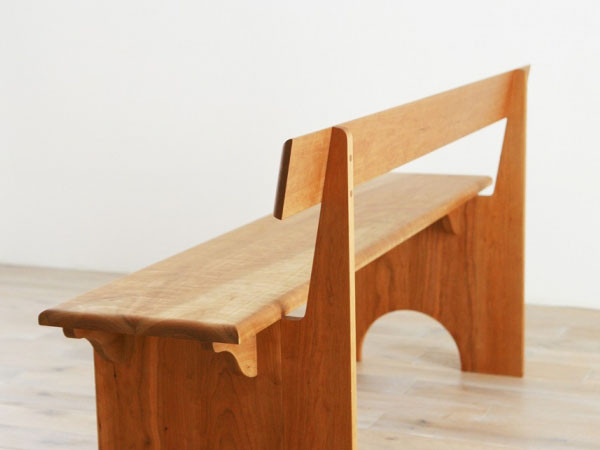 広松木工 SHAKER / ひろまつもっこう シェーカー ウッドバックベンチ 140 （チェア・椅子 > ベンチ） 2