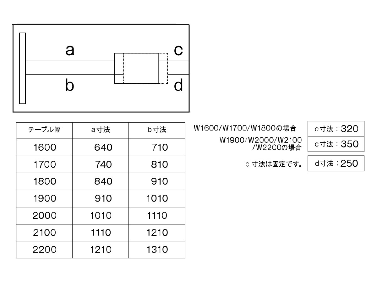 TACT DINING TABLE / タクト ダイニングテーブル BOXパネル脚 (テーブル > ダイニングテーブル) 15