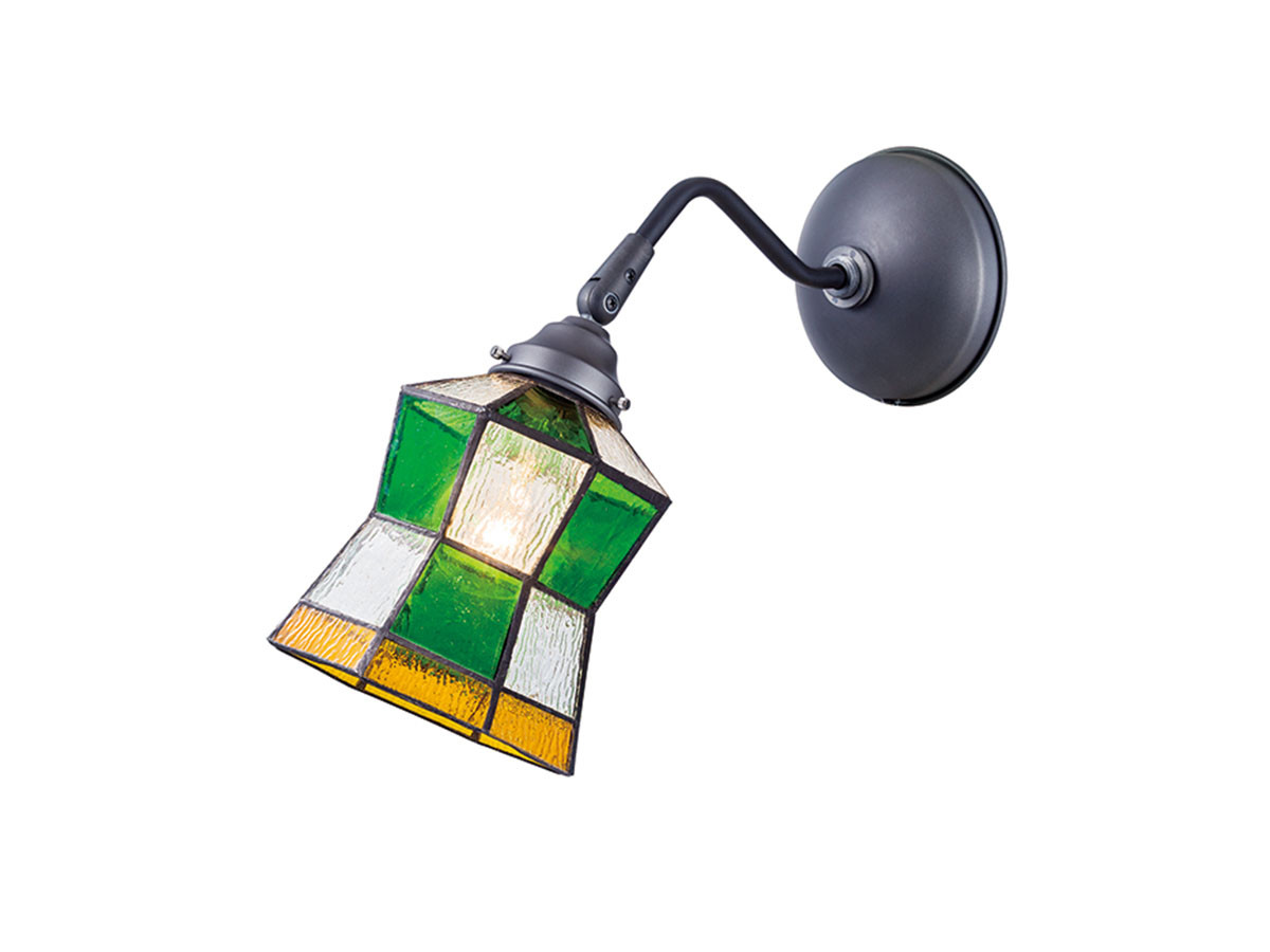 CUSTOM SERIES
Basic Long Wall Lamp S × Stained Glass Helm / カスタムシリーズ
ベーシックロングウォールランプ S × ステンドグラス（ヘルム） （ライト・照明 > ブラケットライト・壁掛け照明） 1