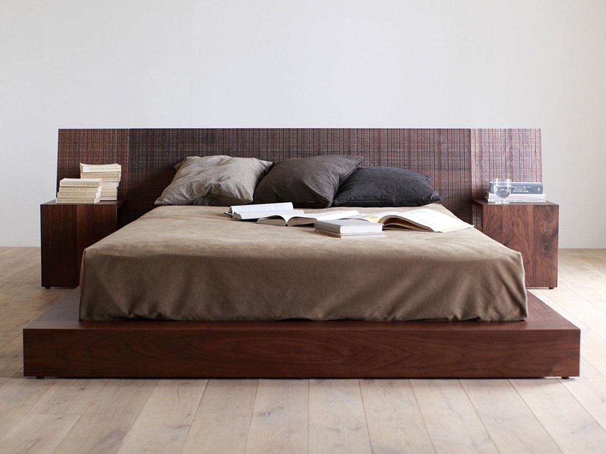 HIRASHIMA QUATTRO Bed / ヒラシマ クアトロ ベッド（クロス） （ベッド > シングルベッド） 1