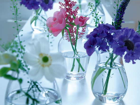 LSA International FLOWER MINI BOUQUET VASE / エルエスエー インターナショナル フラワーミニ ブーケ ベース （花器・プランター・グリーン > 花瓶・フラワーベース） 5