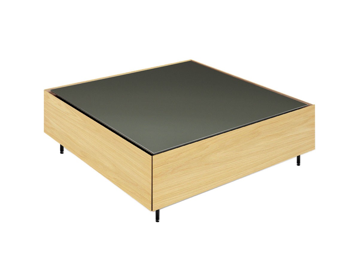 SHIKI FLOAT CENTER TABLE / シキ フロート センターテーブル ブラックガラス天板 (テーブル > ローテーブル・リビングテーブル・座卓) 1