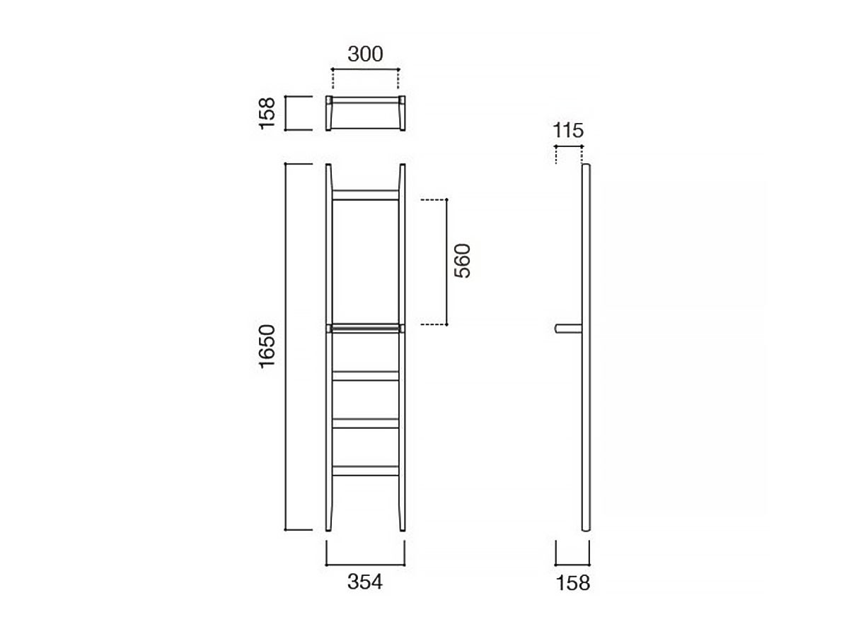 IDEE LADDER MIRROR / イデー ラダー ミラー - インテリア・家具通販【FLYMEe】