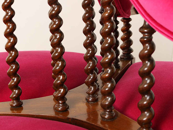 Lloyd's Antiques Real Antique 
Conversation Chair / ロイズ・アンティークス イギリスアンティーク家具
カンバセーションチェア （ソファ > ロビーソファ） 6