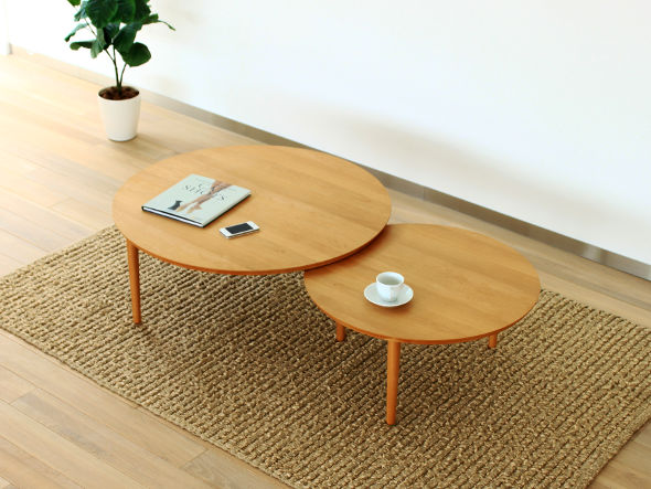 TAKANO MOKKOU BALLOON LIVING TABLE / 高野木工 バルーン リビングテーブル 90-2枚（アルダー） （テーブル > ローテーブル・リビングテーブル・座卓） 10