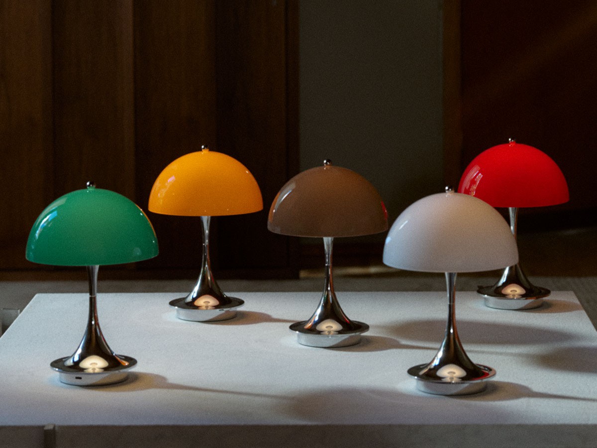 Louis Poulsen Panthella 160 Portable V3 / ルイスポールセン パンテラ 160 ポータブル V3（オパール・クローム） （ライト・照明 > テーブルランプ） 70