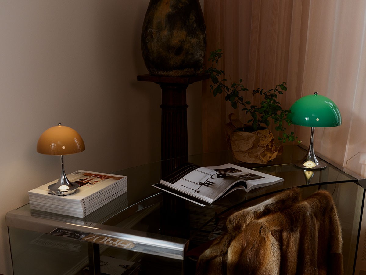 Louis Poulsen Panthella 160 Portable V3 / ルイスポールセン パンテラ 160 ポータブル V3（オパール・クローム） （ライト・照明 > テーブルランプ） 52