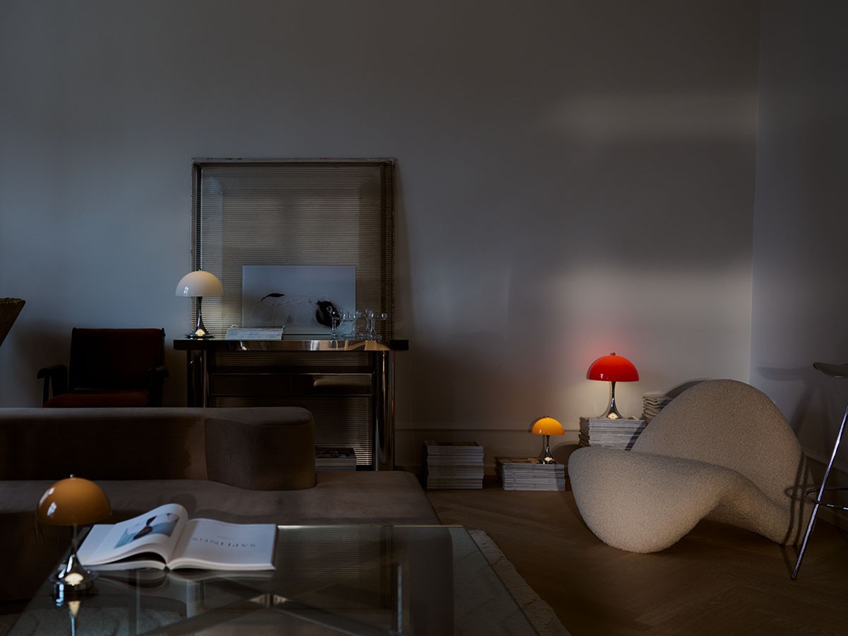 Louis Poulsen Panthella 160 Portable V3 / ルイスポールセン パンテラ 160 ポータブル V3（オパール・クローム） （ライト・照明 > テーブルランプ） 28