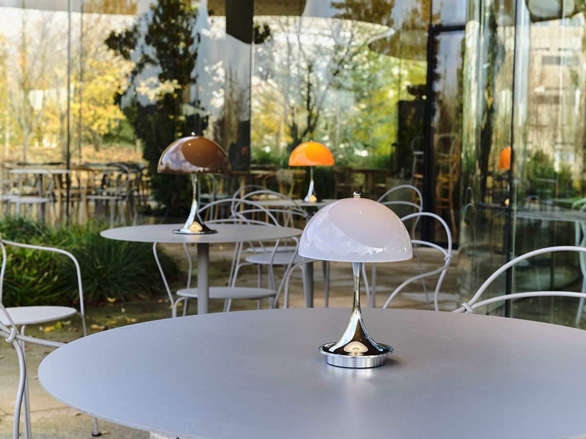 Louis Poulsen Panthella 160 Portable V3 / ルイスポールセン パンテラ 160 ポータブル V3（オパール・クローム） （ライト・照明 > テーブルランプ） 10