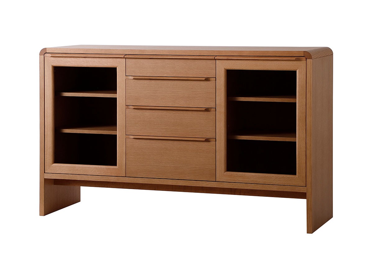 日進木工 GROW Sideboard / にっしんもっこう グロウ サイドボード ガラス扉 （収納家具 > サイドボード・リビングボード） 2