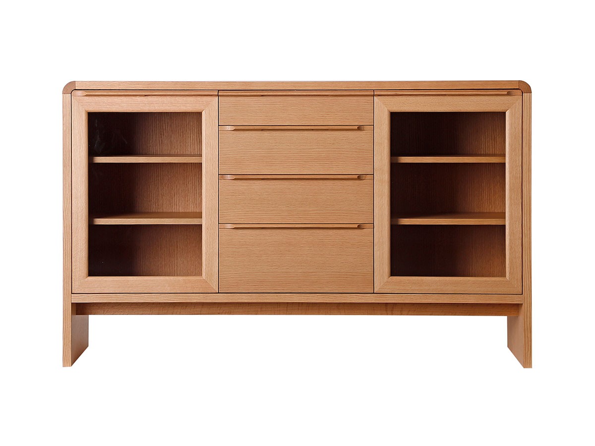 日進木工 GROW Sideboard / にっしんもっこう グロウ サイドボード ガラス扉 （収納家具 > サイドボード・リビングボード） 1