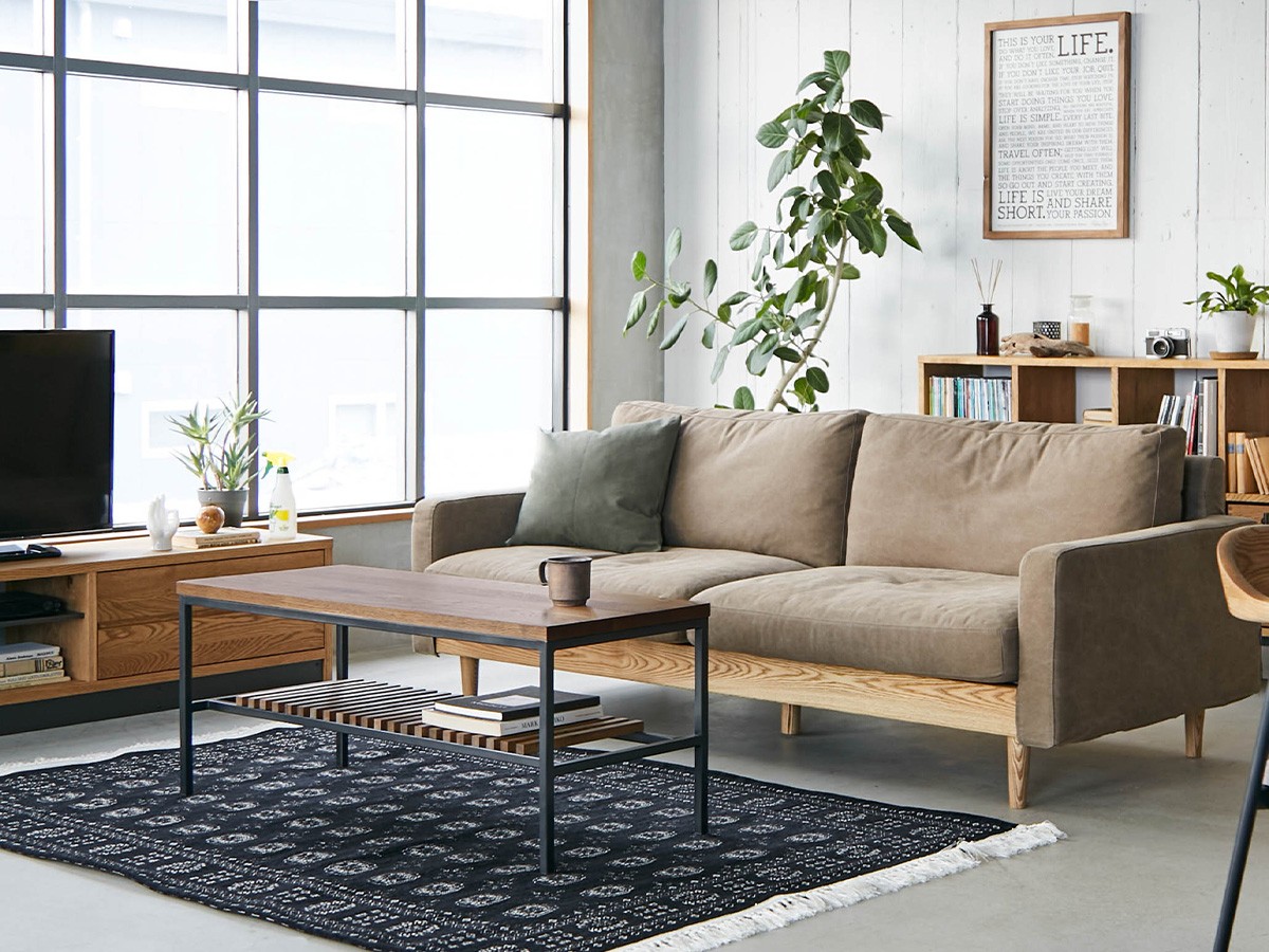 Easy Life BORDER COFFEE TABLE / イージーライフ ボーダー コーヒーテーブル 長方形 （テーブル > ローテーブル・リビングテーブル・座卓） 7