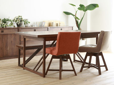 TOCCO Dining Table / トッコ ダイニングテーブル 幅133cm / 幅154cm / 幅175cm（ブラウン色） -  インテリア・家具通販【FLYMEe】