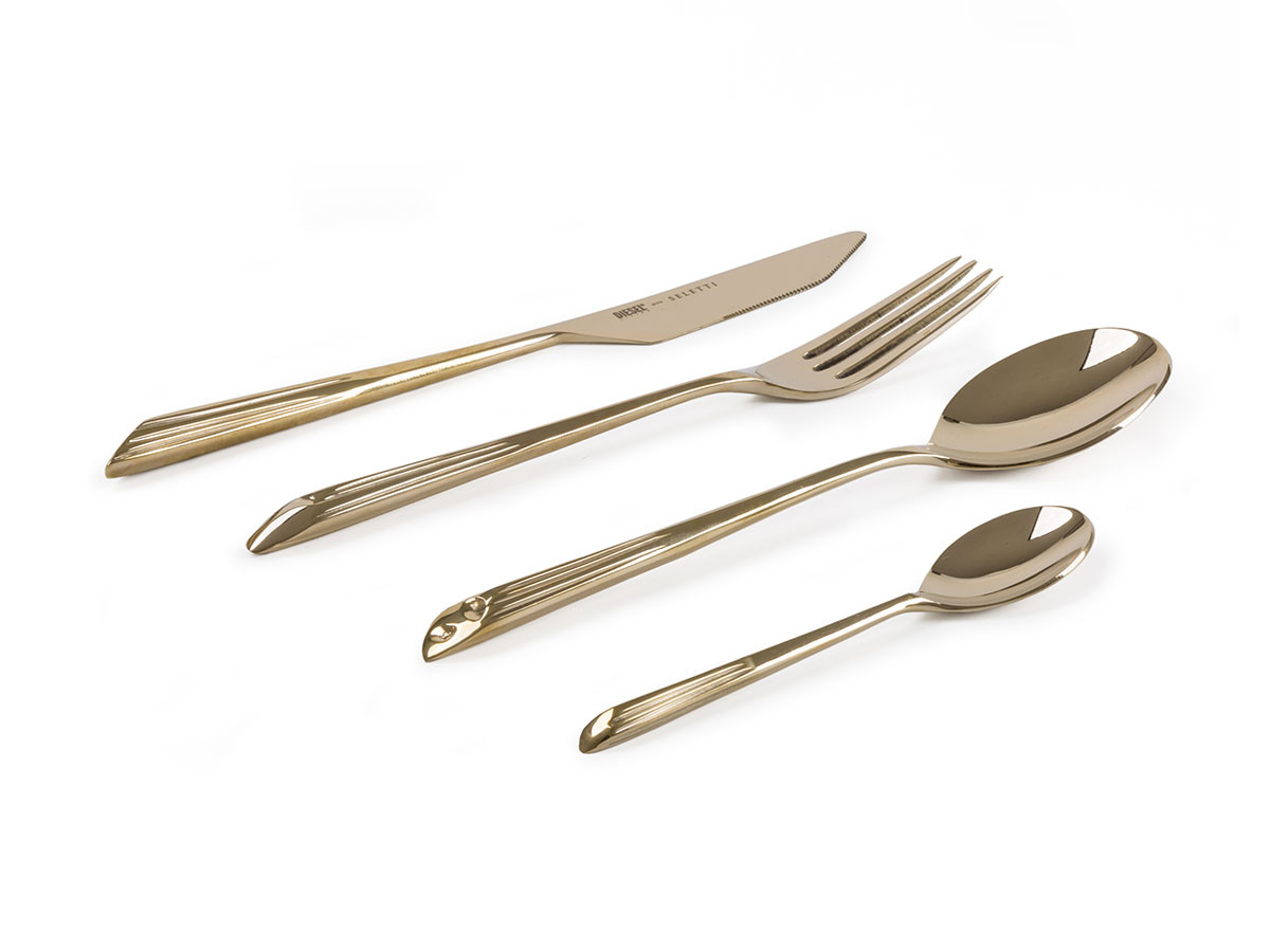 DIESEL LIVING with SELETTI COSMIC DINER CUTLERY SET QUASAR 