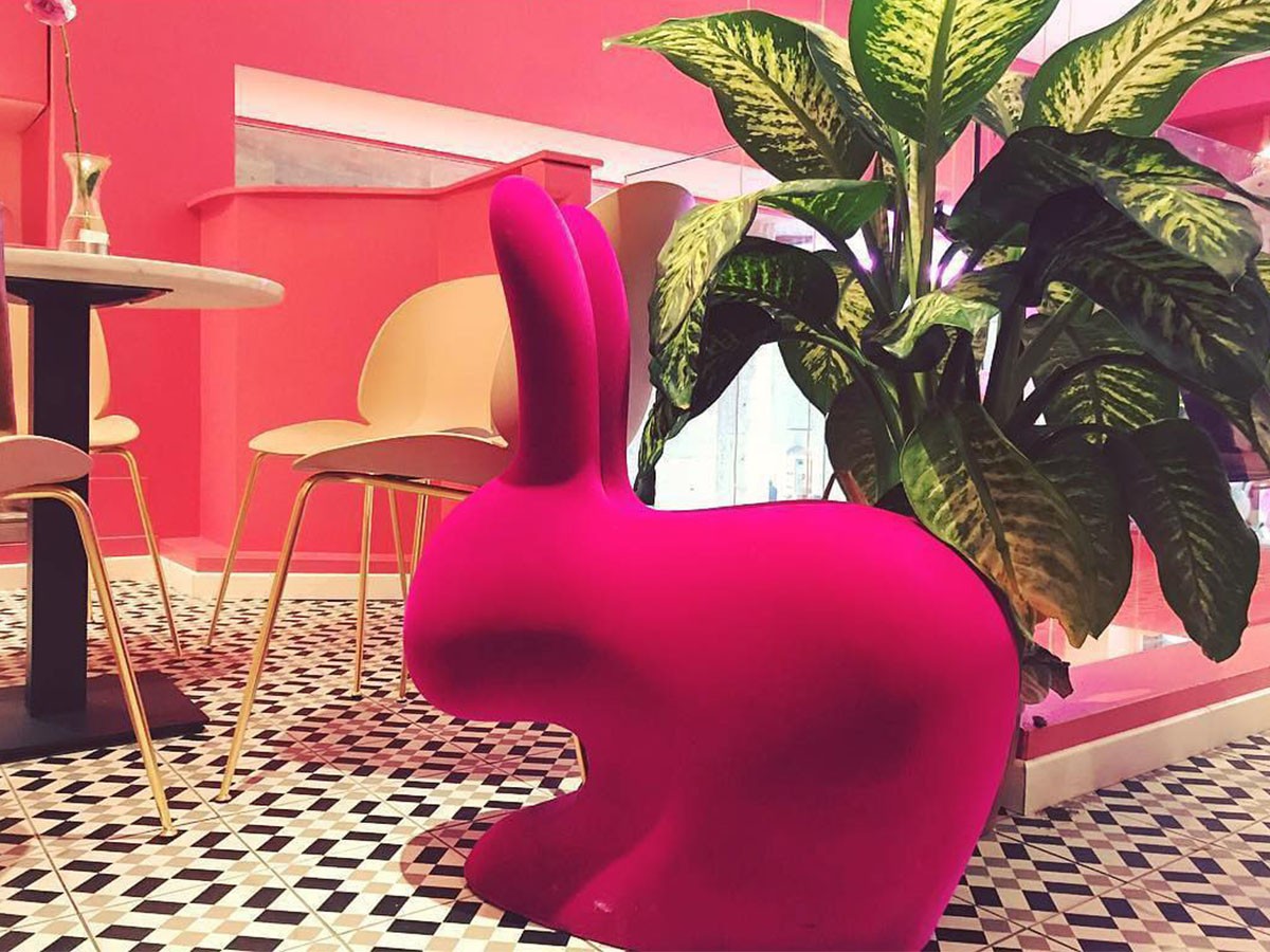 Qeeboo Rabbit Chair Velvet / キーブー ラビットチェア ヴェルヴェット （チェア・椅子 > ダイニングチェア） 9