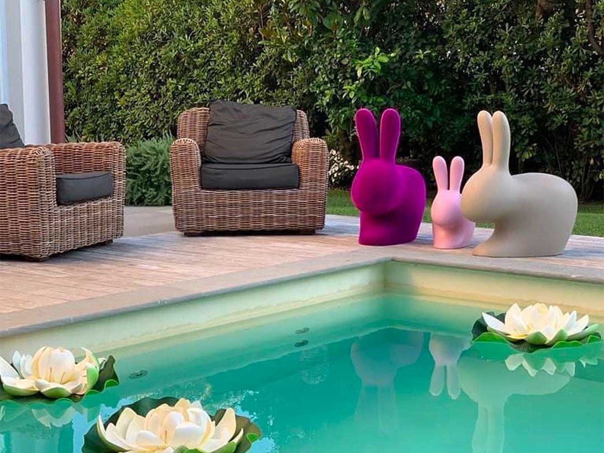 Qeeboo Rabbit Chair Velvet / キーブー ラビットチェア ヴェルヴェット （チェア・椅子 > ダイニングチェア） 8