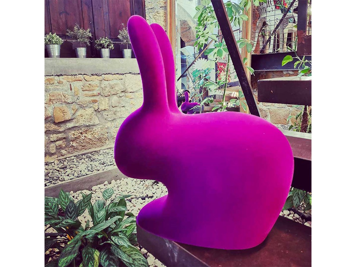 Qeeboo Rabbit Chair Velvet / キーブー ラビットチェア ヴェルヴェット （チェア・椅子 > ダイニングチェア） 11
