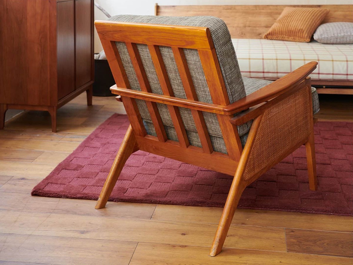 ACME Furniture WICKER LOUNGE CHAIR / アクメファニチャー ウィッカー ラウンジチェア（グレー） （チェア・椅子 > ラウンジチェア） 11